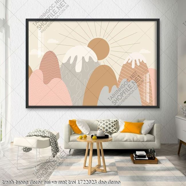 tranh tuong decor nui va mat troi 1722023 dao